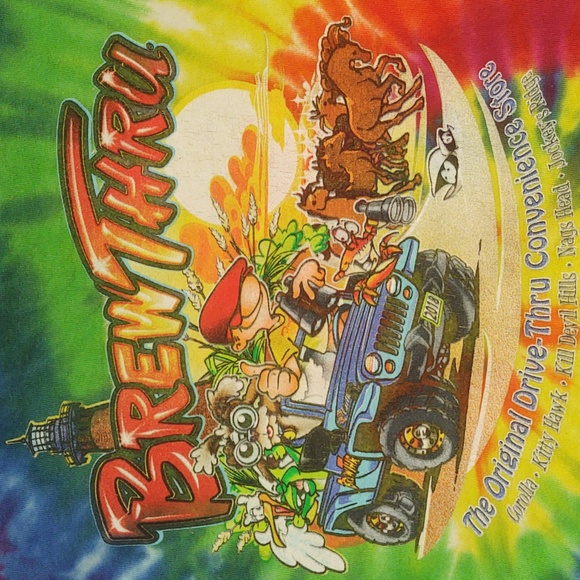 *FINAL SALE* EUC Outer Banks Brew Thru Tee Size 14-16 - Picture 3 of 5